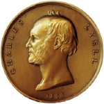 gold medal with face of Charles Lyell